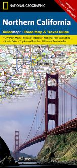 National Geographic Guide Map: Northern California
